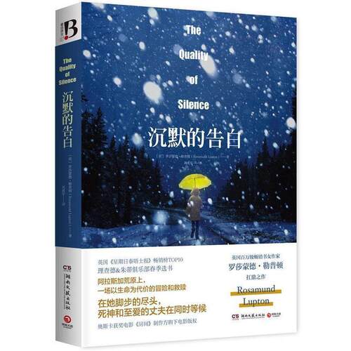 【正版书】 沉默的告白 罗莎蒙德 勒普顿(Rosamund Lupton) 湖南文艺出版社