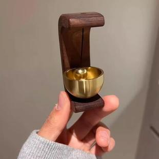 入户进门提醒挂件门铃铛门撞铃挂饰 家用多巴胺门铃木质风铃吸门式