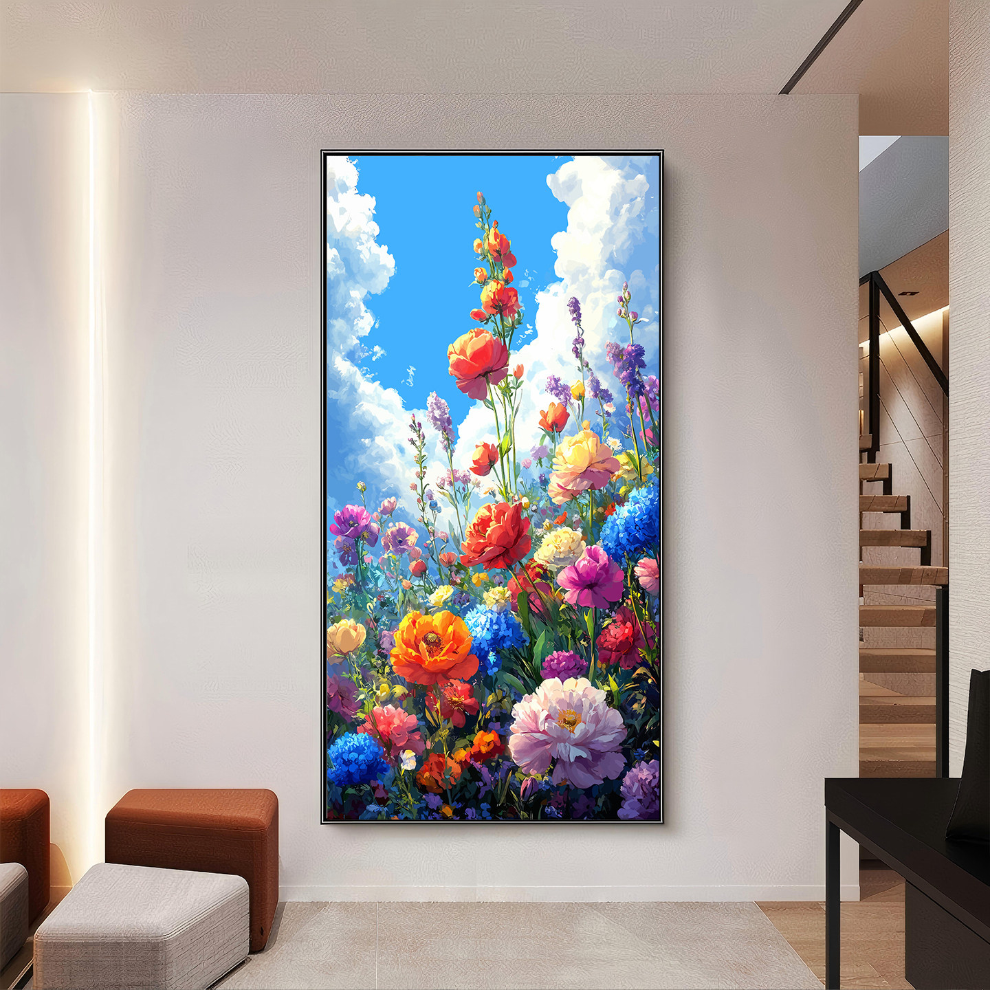 高档数字油画diy手工填色油彩画图片