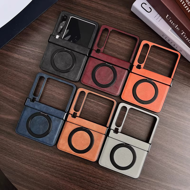 适用华为purax典藏版手机壳款中轴铰链全包超薄防摔疯马纹保护套purax带磁吸旋转支架px高档简约商务男女外壳