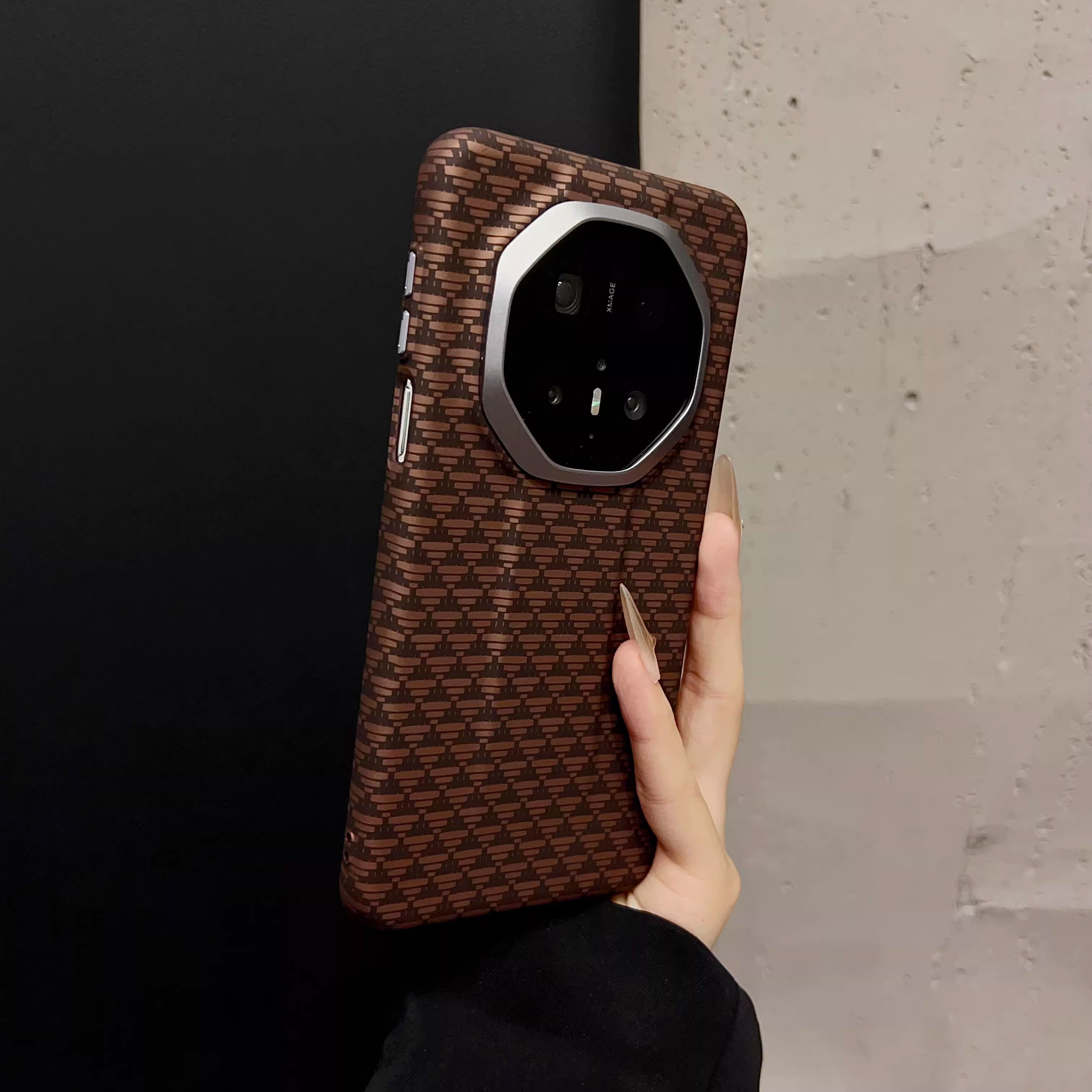 适用华为mate70rs非凡大师手机壳m80超薄凯夫拉碳钎维纹60pro+全包防摔保护套pura70高档小米15Ultra男女外壳