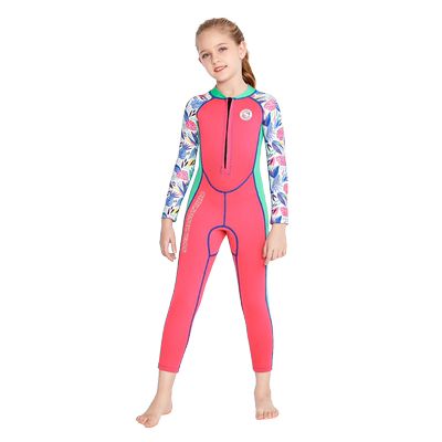 爱游鲨儿童连体泳衣潜水服长袖