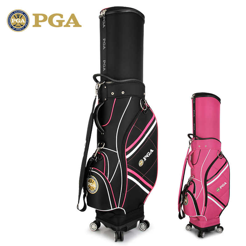 PGA高尔夫球包美国伸缩万向四轮图片