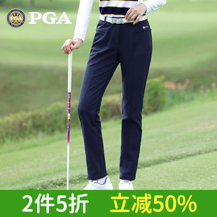 加厚保暖高弹运动球裤 美国PGA光发热内里高尔夫裤 子女士秋冬长裤