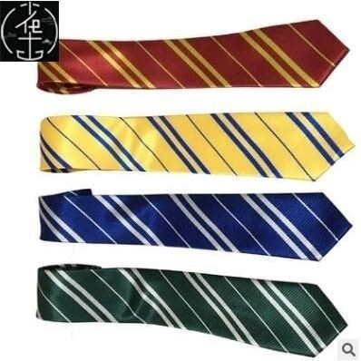 Harry Potter Necktie Wizard School Pinstripe Costume Tie