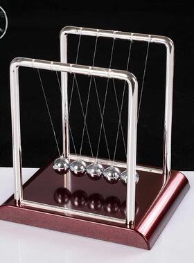 Desk Toy Fun Gift Newtons Cradle Steel Balance Ball Pendulum