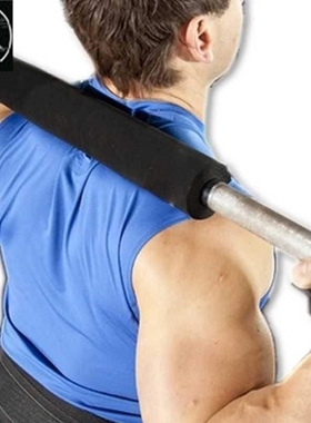 black barbell pad squat bar shoulder protector weight liftin