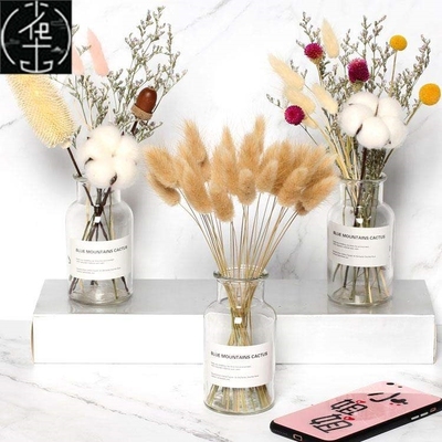 dried flowers eternal cotton net red bouquet home furnishing