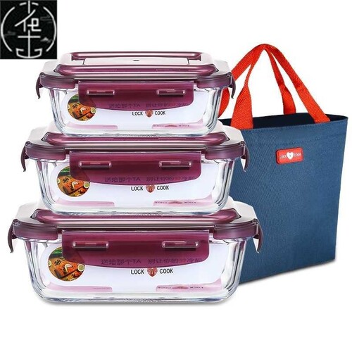 Crisper box Pyrex lunch box microwave bowl fruit  storage