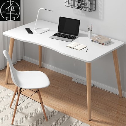 Bedroom simple computer desk small laptop study table chair