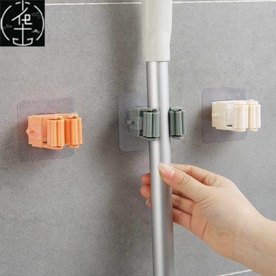 。Avoid holing mop frame hanging hook non-trace mop mop cla