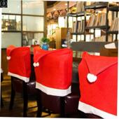 decoration Santa Christmas christmas chair with hat 圣诞椅套