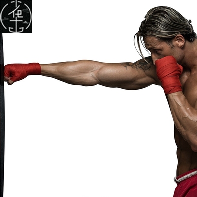 1 Pair Cotton Kick Boxing Wraps Bandage Wrist Straps