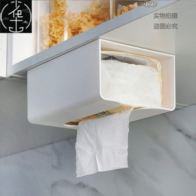 wall napkin holder sanitary paper storage tissue box