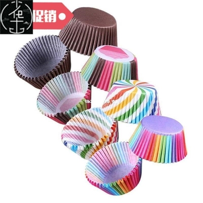 100pcs Cupcake Wrappers Liners Muffin Cases Cake Cup Party F