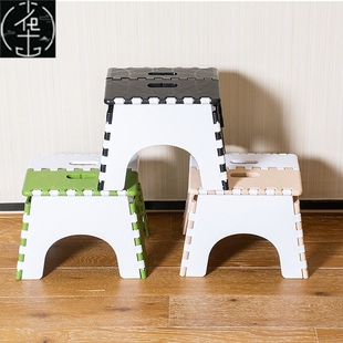 Plastic chairs can be stacked home simple modern Nordic