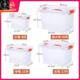 size with plastic Transparent storage box lid handle