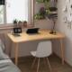 simple study office table Desk wooden computer home desk书桌