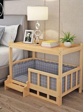 Dog bed solid wood pet bed cat house, pet daily necessities