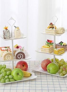 Plastic Cake Stand Afternoon Tea Wedding Plates Party