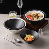 Soup Noodle Bowl Under Ceramic Dining glaze Set