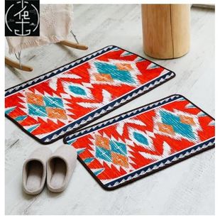 suction door mat chenille long bathroom bed carpe mats