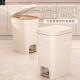 can lid bin Garbage toilet with pedal trash foot kitchen