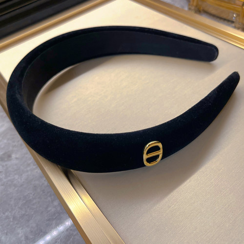 摩登气质高端丝绒金标发箍