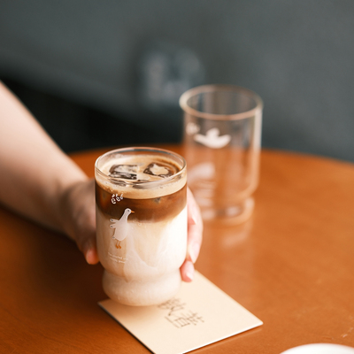 eee大白鹅耐热玻璃杯咖啡杯