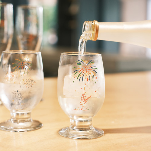 原创焰舞流光杯玻璃高脚杯咖啡杯