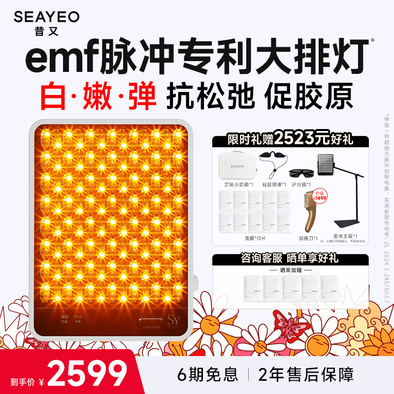 情人节礼物SEAYEO昔又ProMax大排灯美容仪光子嫩肤美白祛痘仪经典