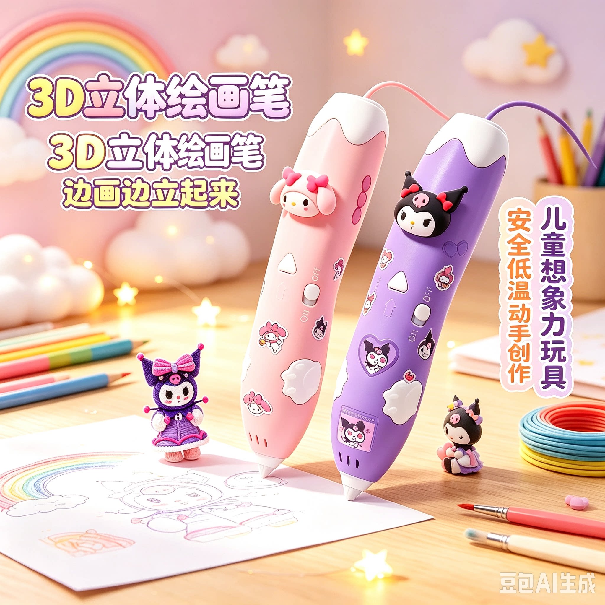2026新款儿童3D打印笔益智DIY