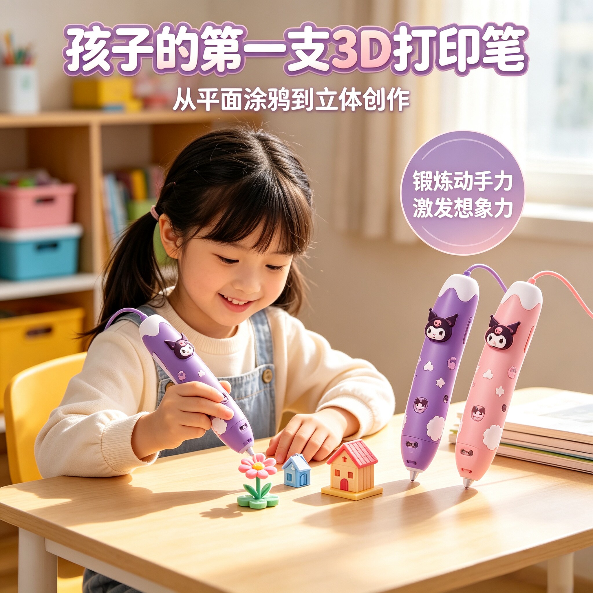 2026新款儿童3D打印笔益智DIY