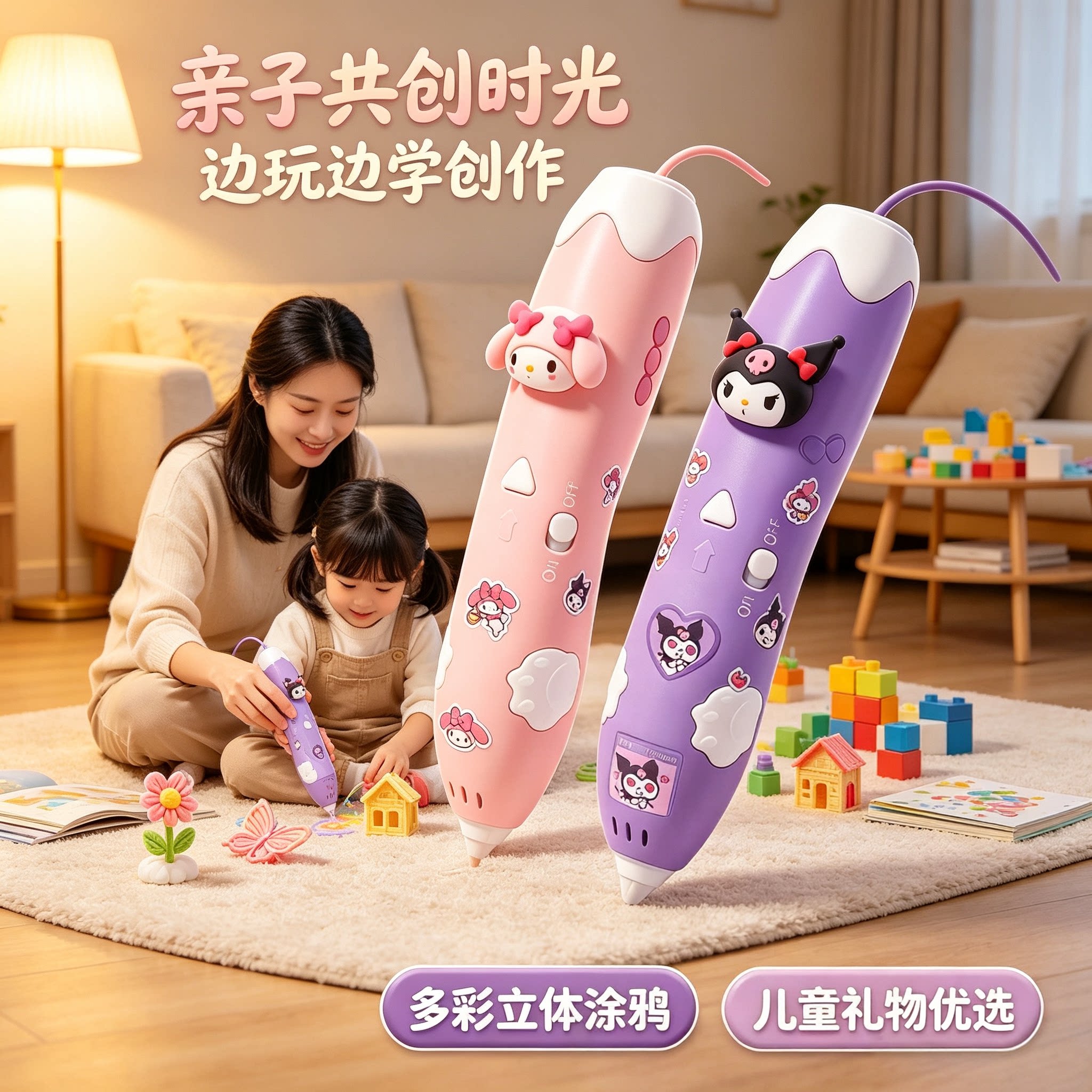 2026新款儿童3D打印笔益智DIY