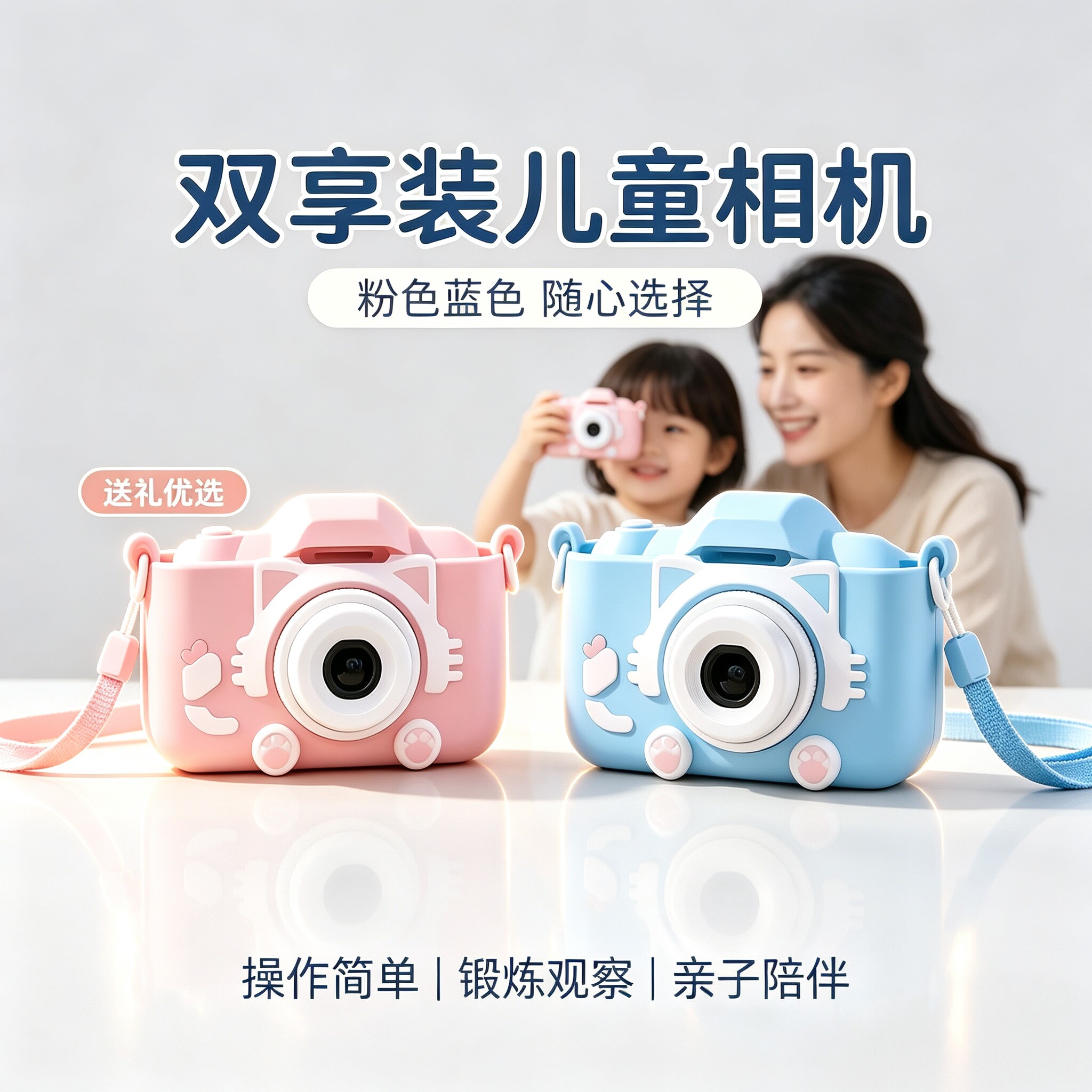 儿童可拍照迷你相机玩具