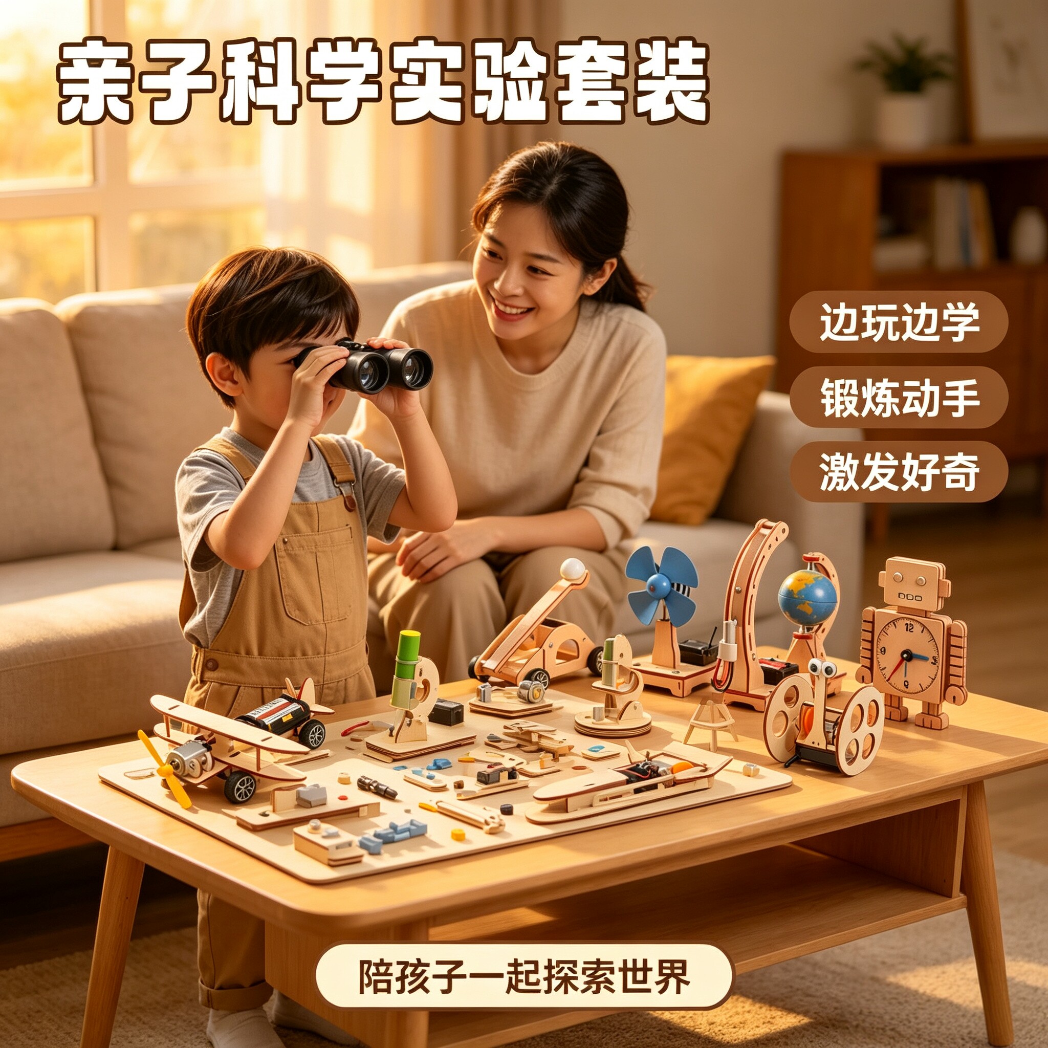 儿童科学实验DIY益智玩具套装