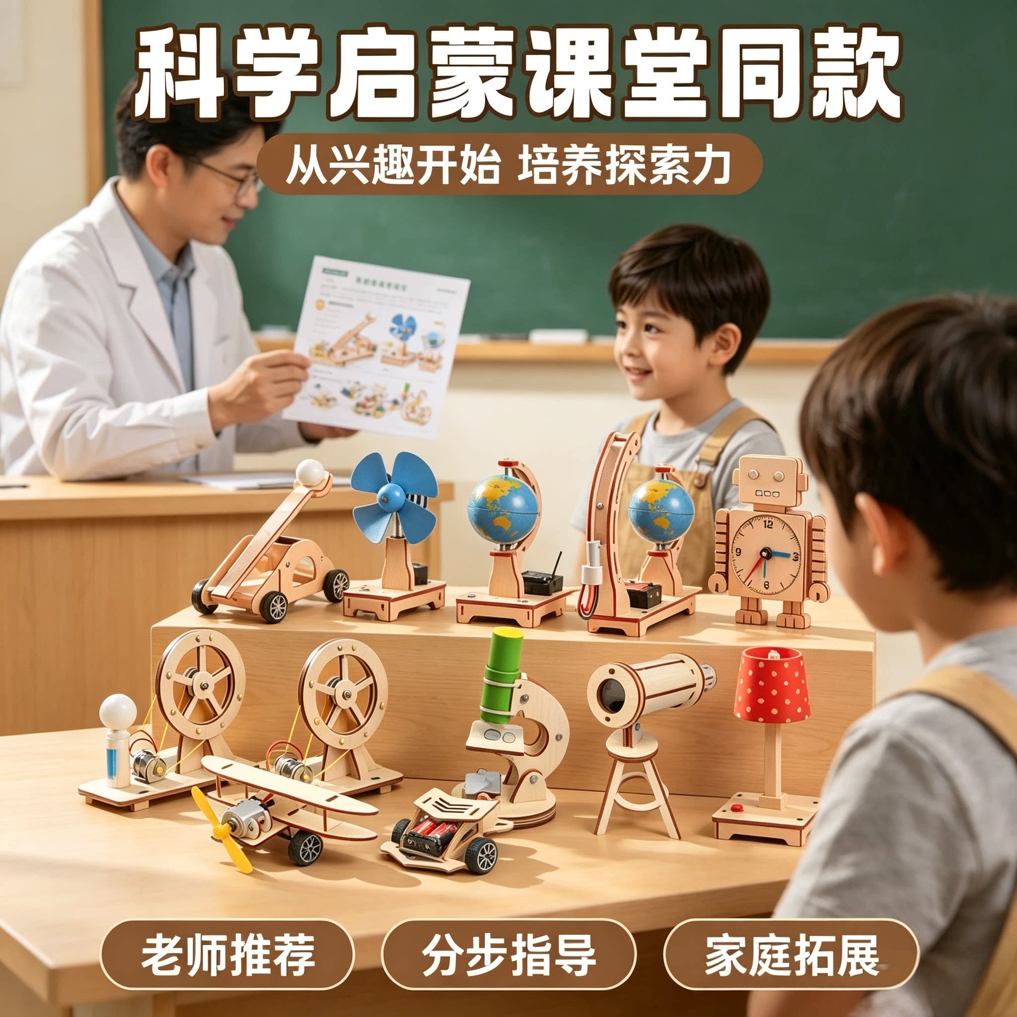 儿童科学实验DIY益智玩具套装