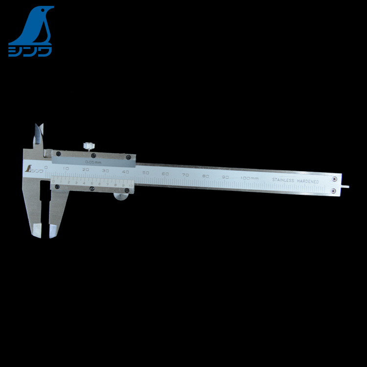 满100包邮 日本进口亲和SHINWA企鹅牌高精度不锈钢迷你卡尺供应全
