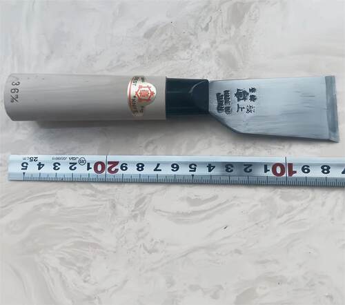 日本三木章皮断包丁裁皮刀进口青纸钢革包丁割皮刀手工皮革工具平