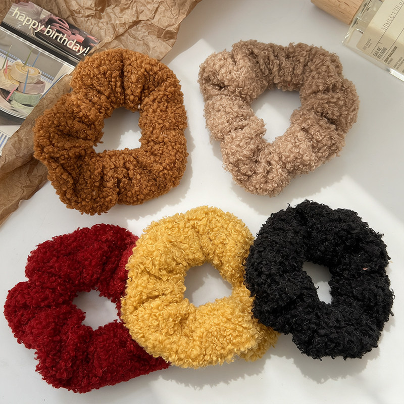 奶咖色毛绒发圈橡皮筋女扎头发绳高马尾网红2025年秋冬新款头绳,饰品/流行首饰/时尚饰品新,发饰,淘宝优惠券,粉丝福利购,淘宝优惠卷
