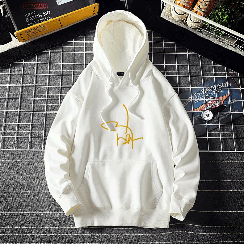 约翰尼德普johnny depp烫金签名 加勒比海盗船长卫衣男女衣服定制