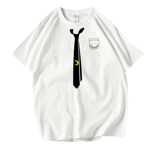 暗杀教室周边T恤 COS杀老师t恤 动漫周边衣服 男女情侣装短袖大码