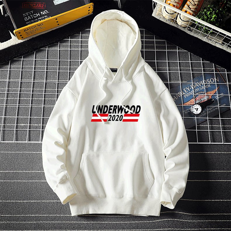 美剧电影underwood 纸牌屋 house of cards周边连帽卫衣男女情侣