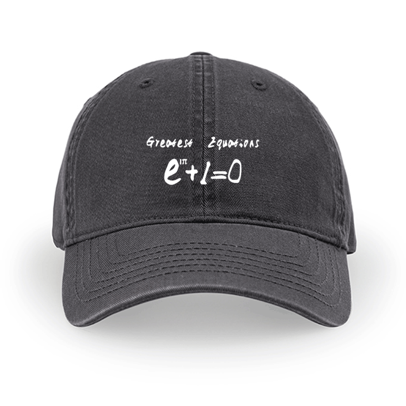 欧拉等式函数公式定理数学哲学eπ微积分理科帽子棒球帽男女中国