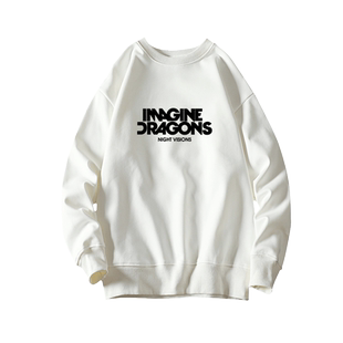 梦龙乐队Imagine Dragons摇滚乐团男女情侣大码衣服圆领卫衣定制
