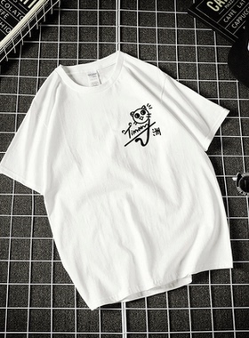 shuffler许魏洲的粉丝应援T恤短袖男女同款短袖明星周边猫t恤大码