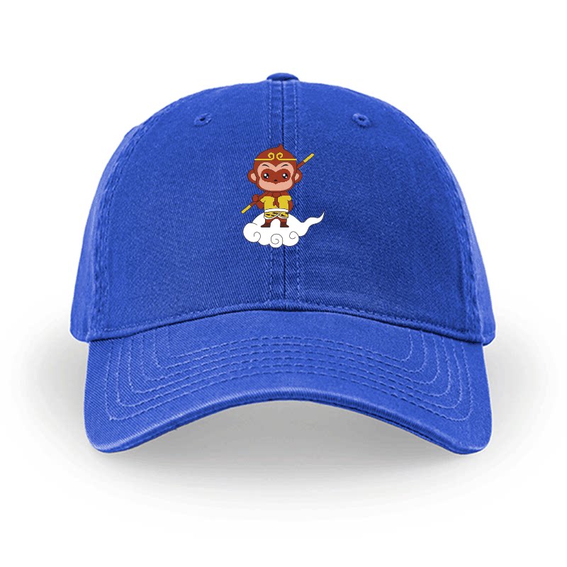 卡通孙悟空棒球帽男女猴子齐天大圣帽子纯棉青少年帽子定制