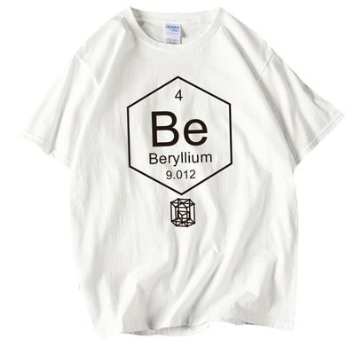 be化学元素周期表纯棉短袖t恤