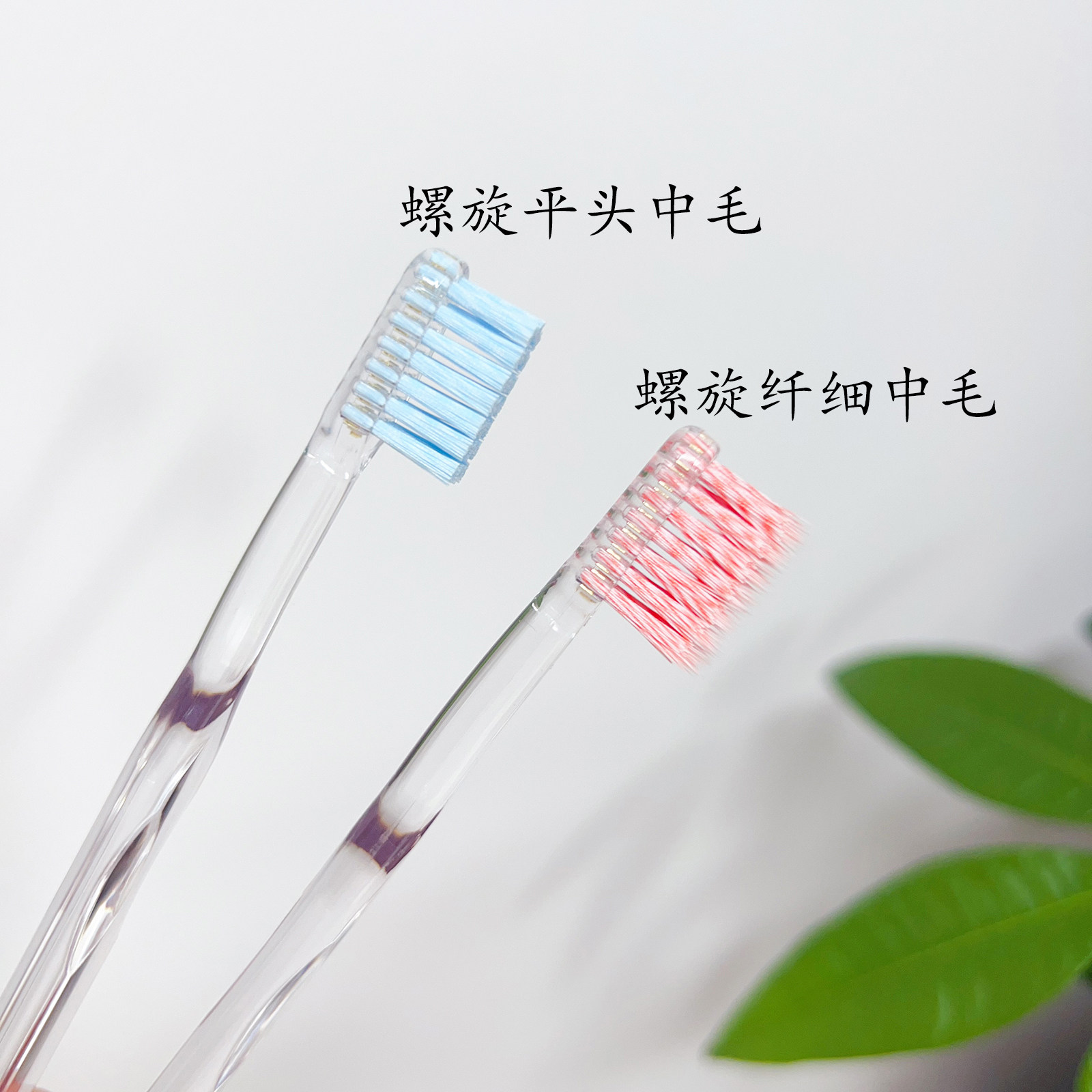 日本螺旋毛小头中毛成人牙刷少年