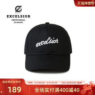 excelsior官方 时尚潮流棒球帽百搭中性休闲女帽子新款大头围男款
